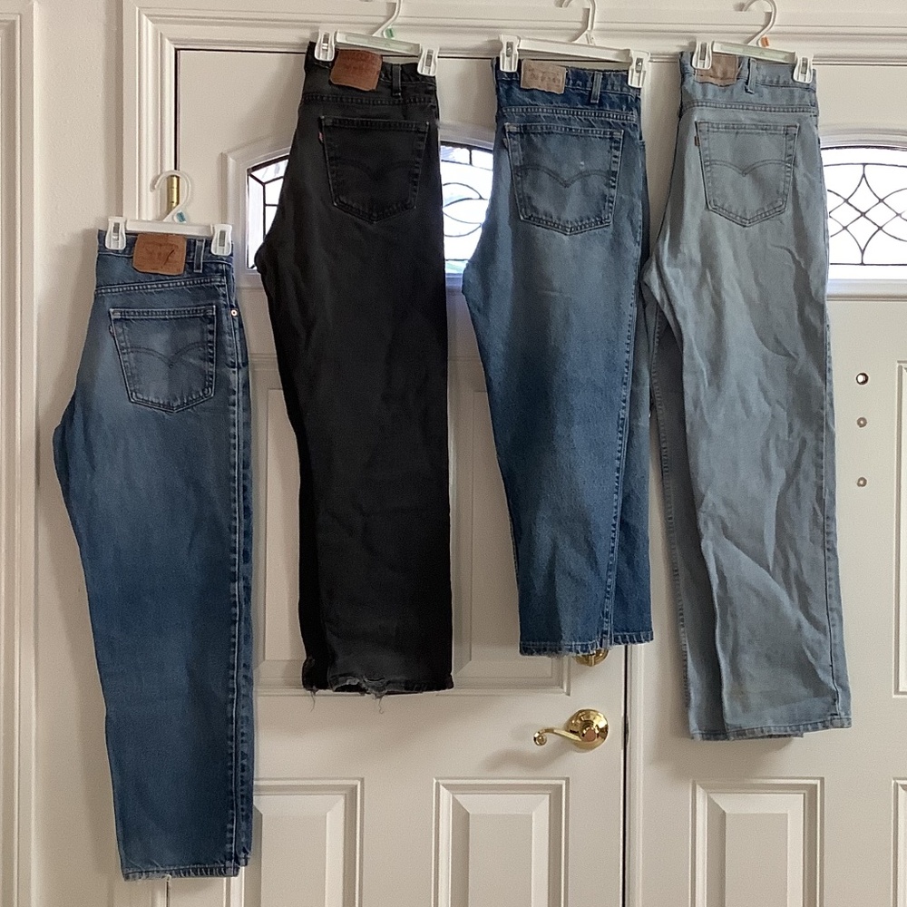 Mens sizes 36-38 - Sold As Is Bundle Levi’s Jeans 505 540 550 Vintage 90s 1990s